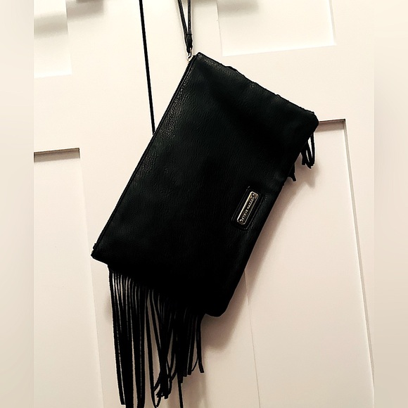 Steve Madden Pebbled Clutch with Fringes - discontinued style. - Picture 5 of 15